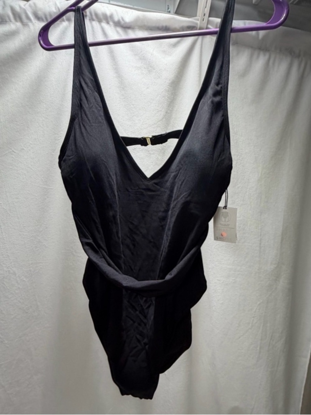 NWT Shade & Shore Black One Piece Size 12/14